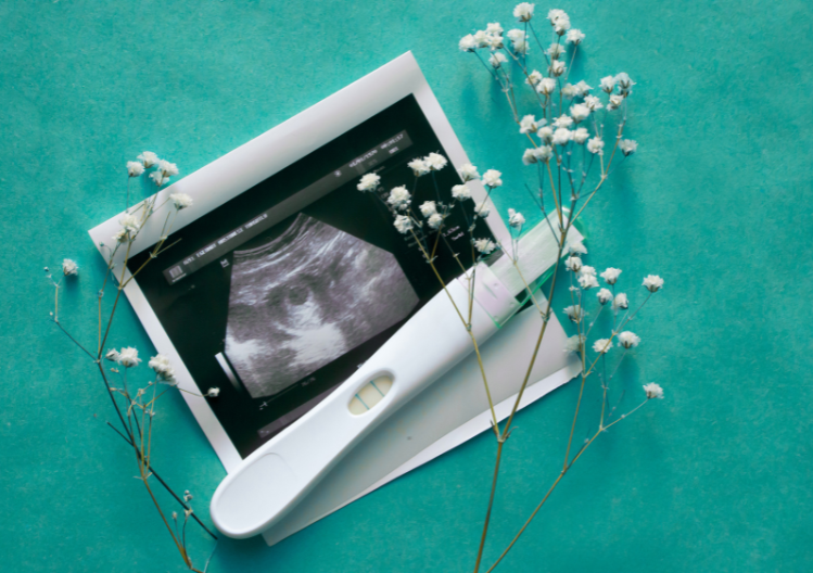 pozytywny test ciążowy i usg